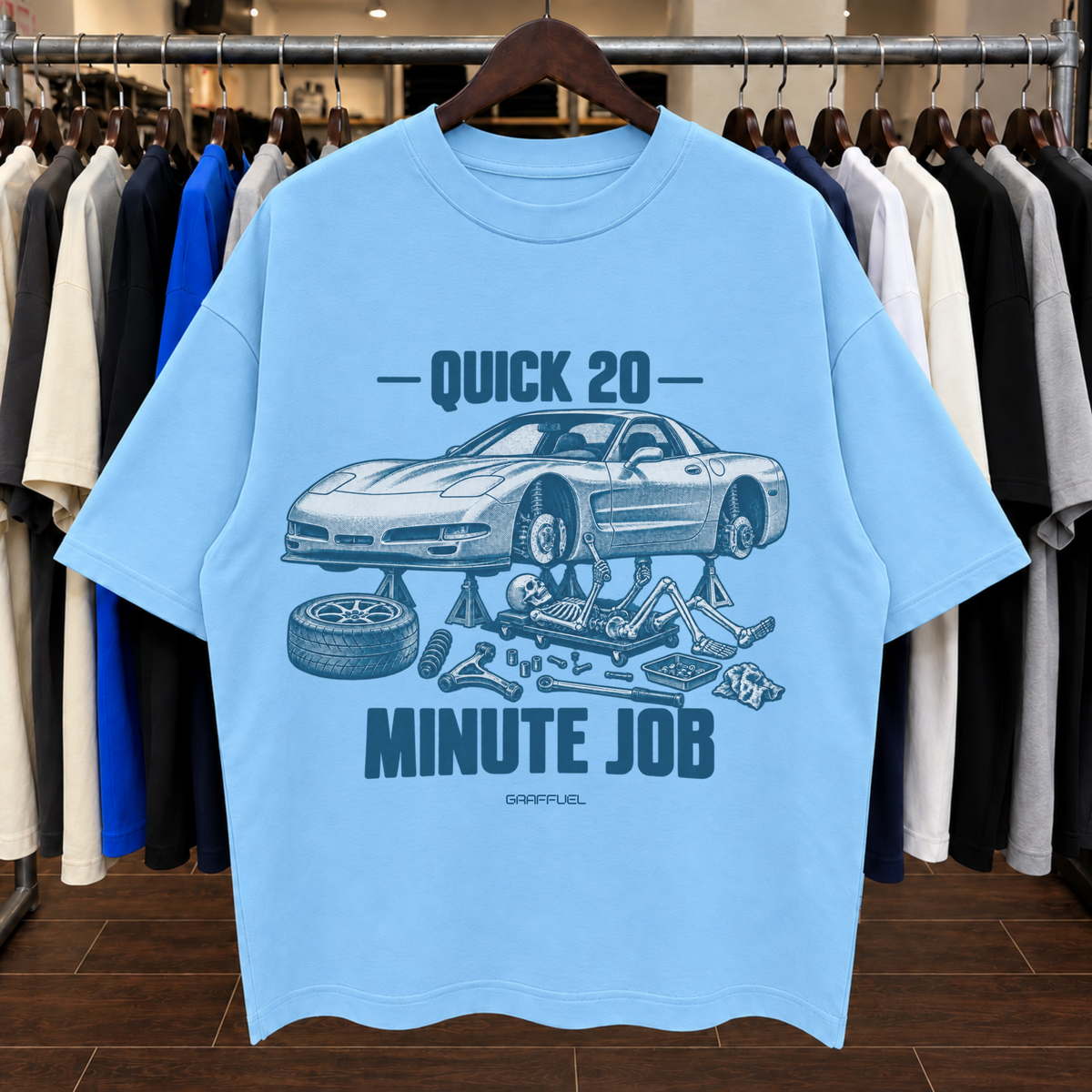 ✅ TRABAJO RÁPIDO DE 20 MINUTOS - Camiseta Oversized