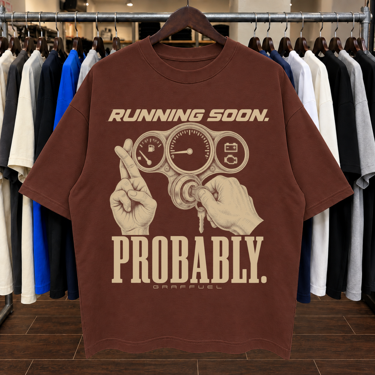 RUNNING SOON. PROBABLY. - Tee Oversized
