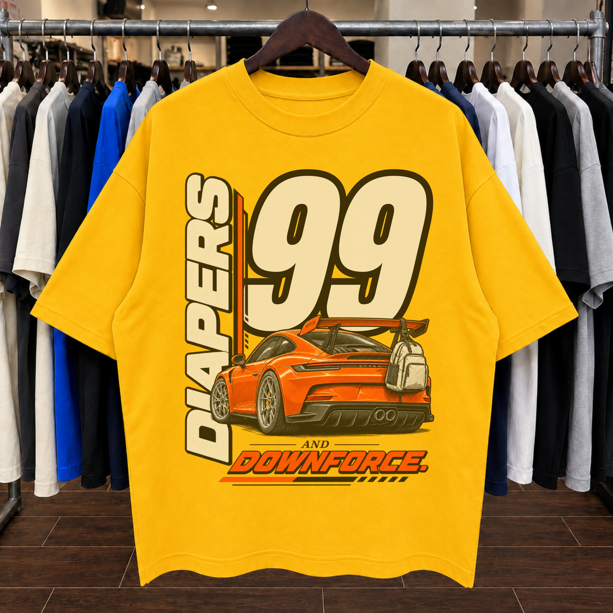 DOWN FORCE - Tee Oversized