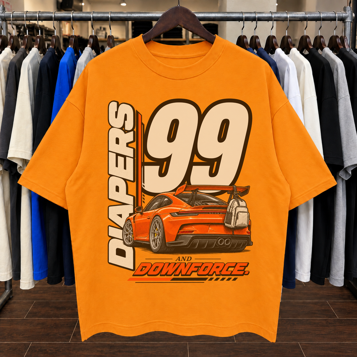 DOWN FORCE - Tee Oversized