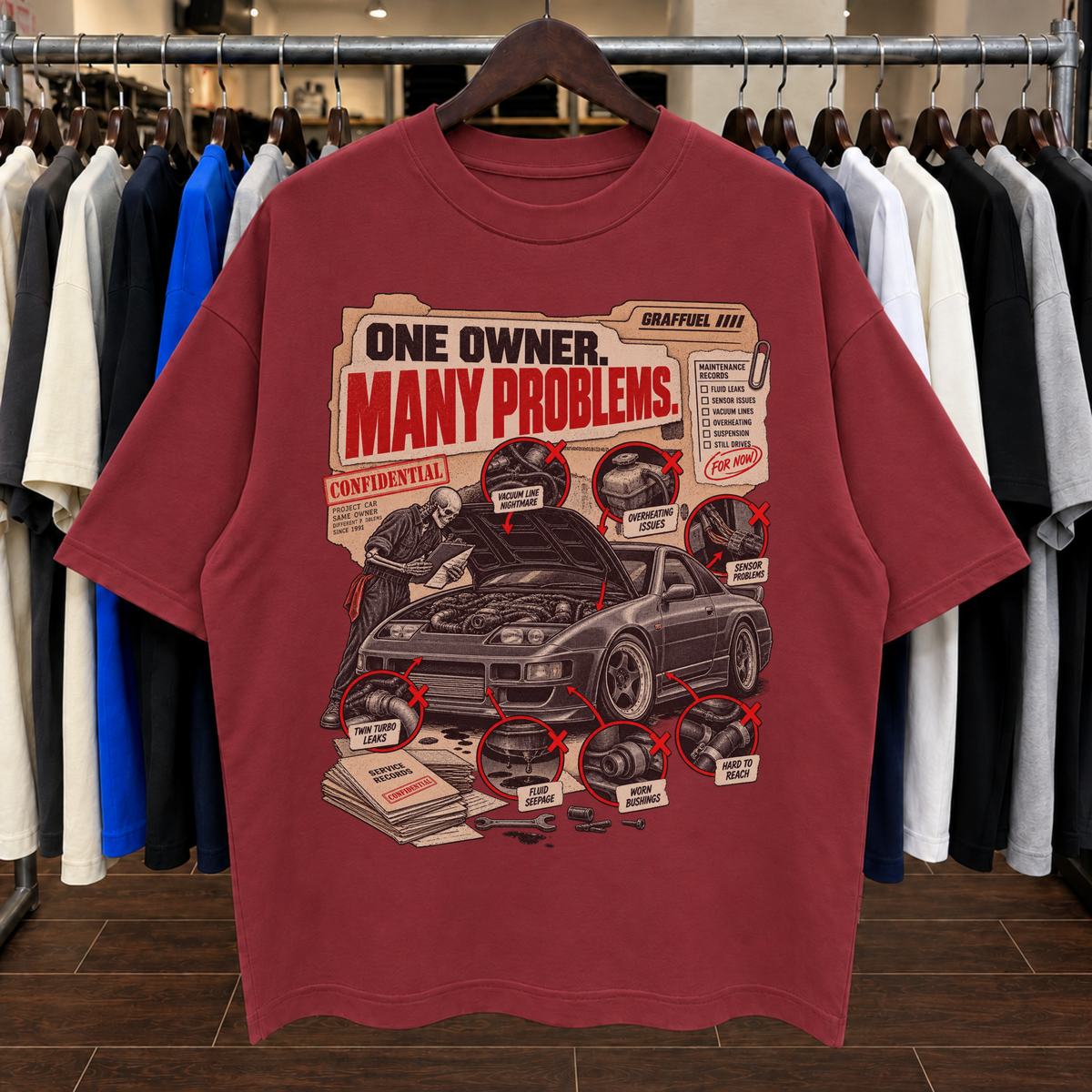 ONE OWNER. MANY PROBLEMS. - Tee Oversized
