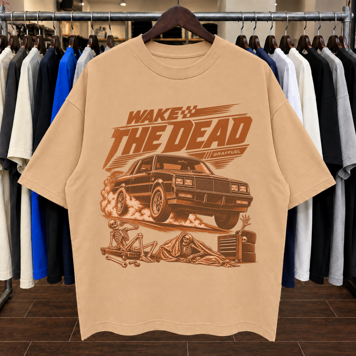DESPIERTA A LOS MUERTOS - Camiseta Oversized