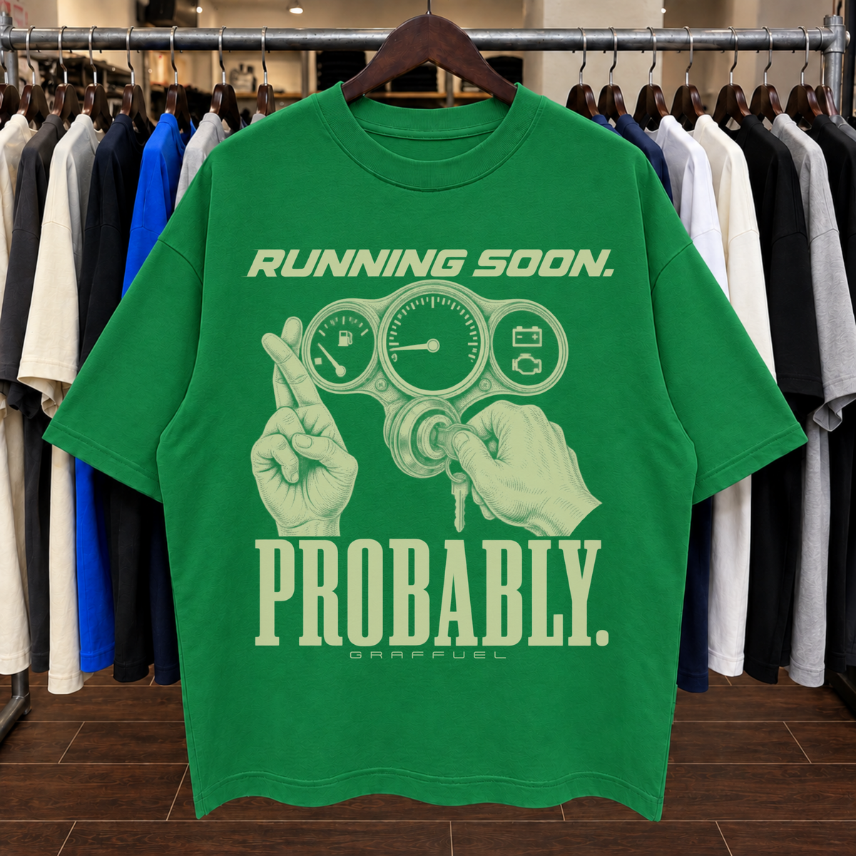 RUNNING SOON. PROBABLY. - Tee Oversized