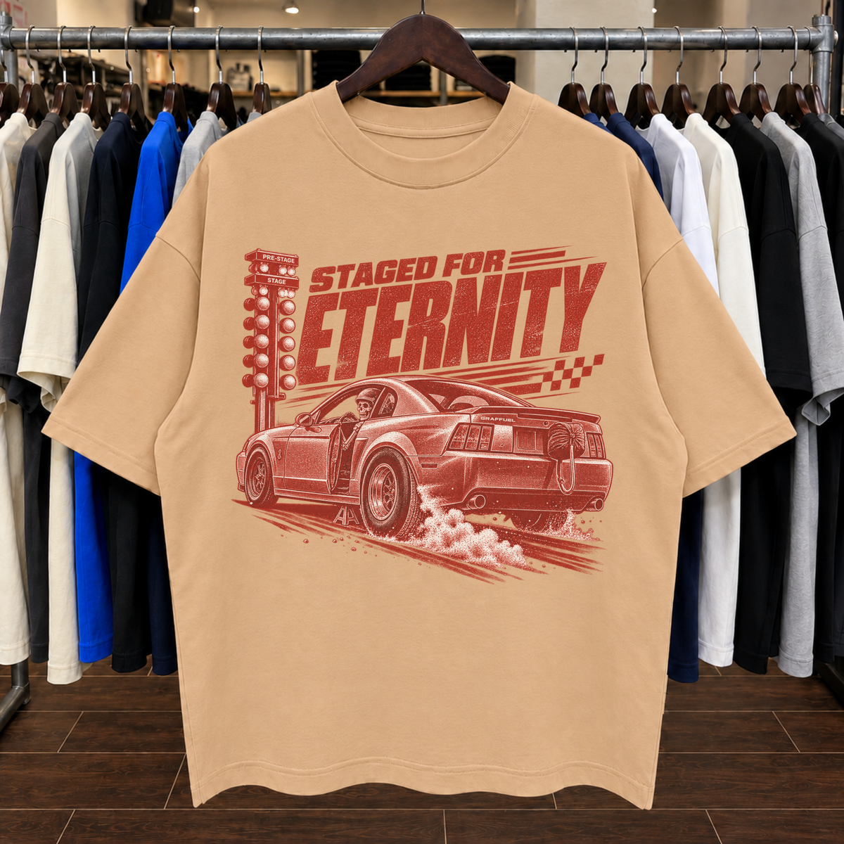 STAGED FOR ETERNITY - Camiseta Oversized