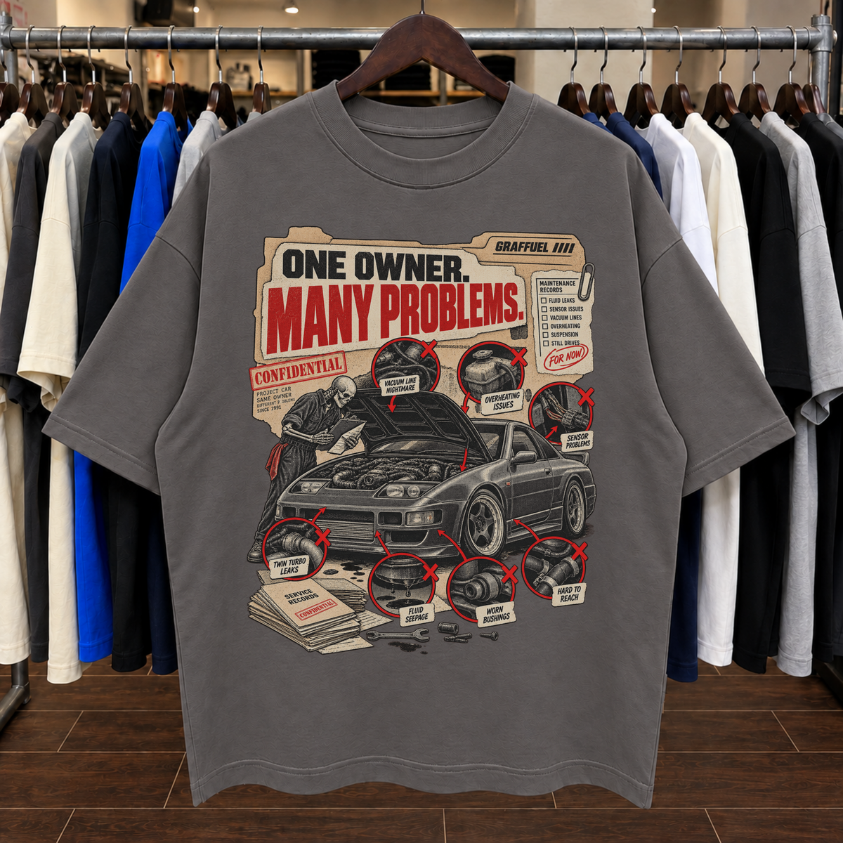ONE OWNER. MANY PROBLEMS. - Tee Oversized