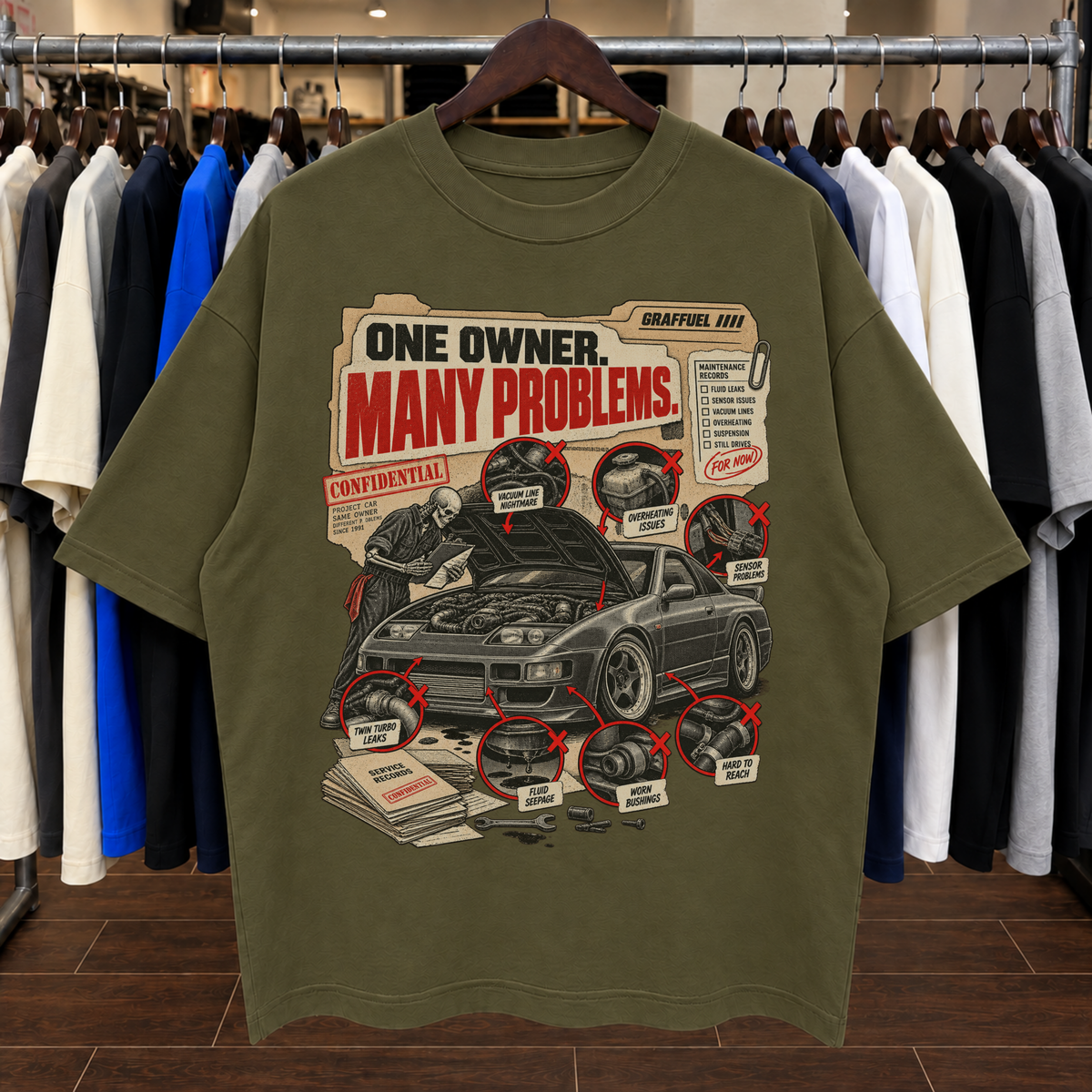 ONE OWNER. MANY PROBLEMS. - Tee Oversized