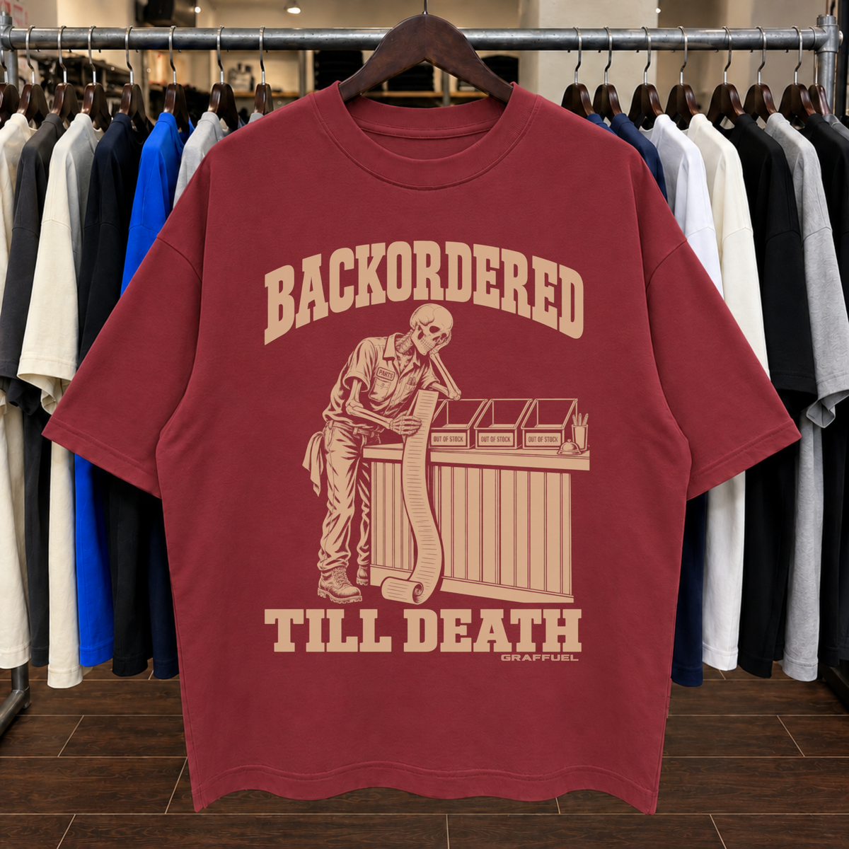 BACK ORDERED TILL DEATH - Tee Oversized