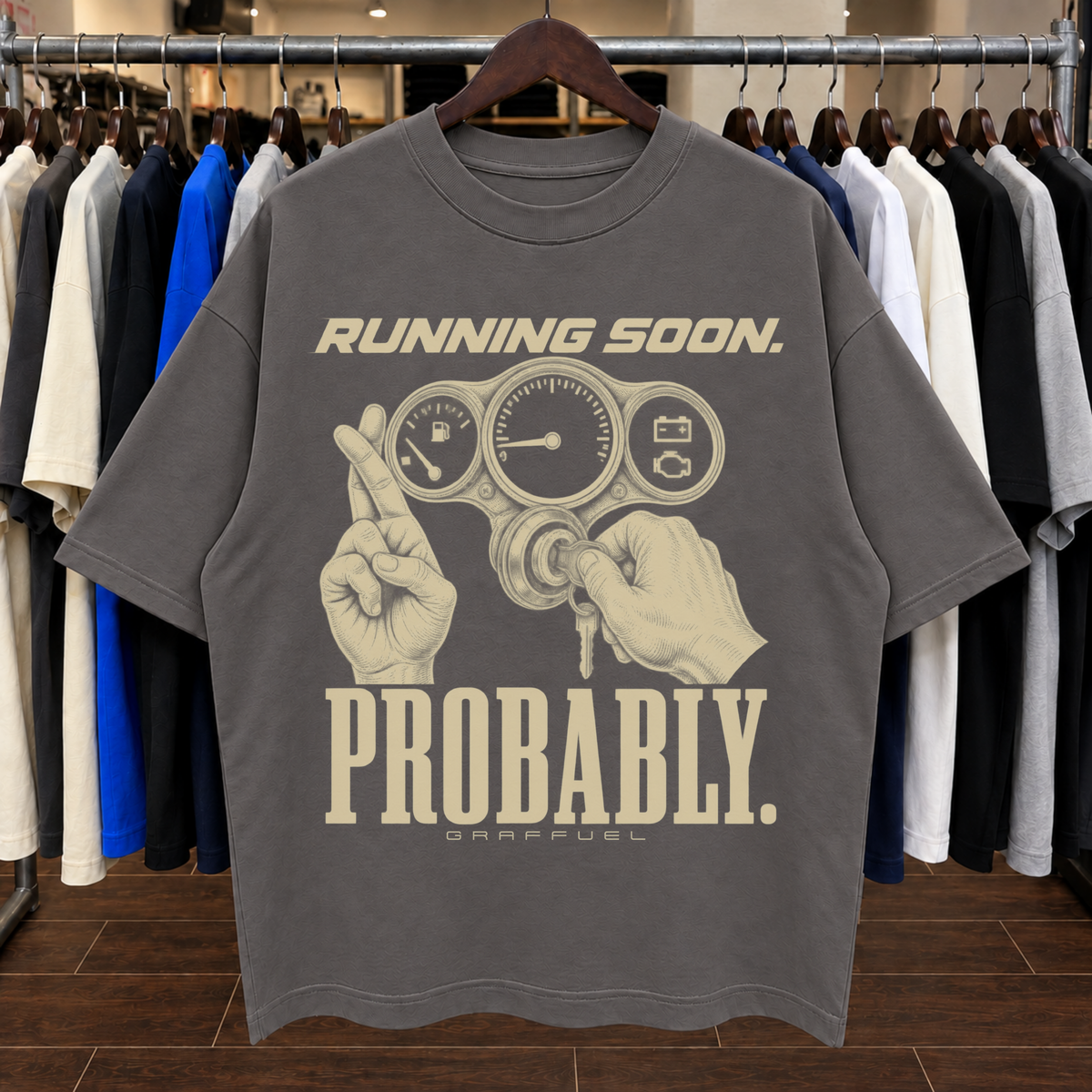 RUNNING SOON. PROBABLY. - Tee Oversized