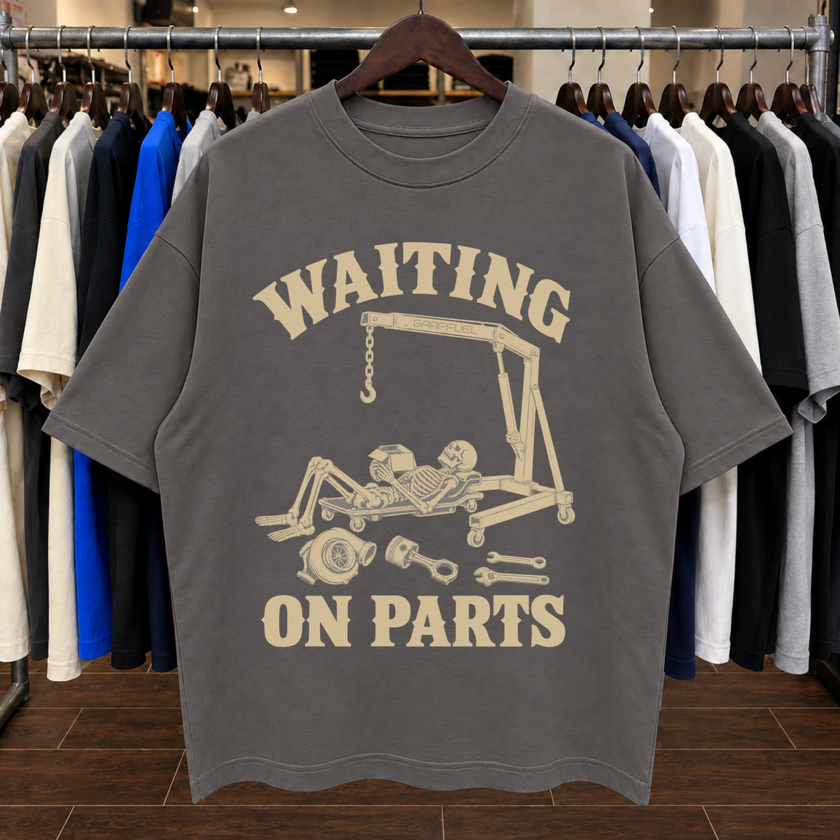 ESPERANDO PIEZAS - Camiseta Oversized