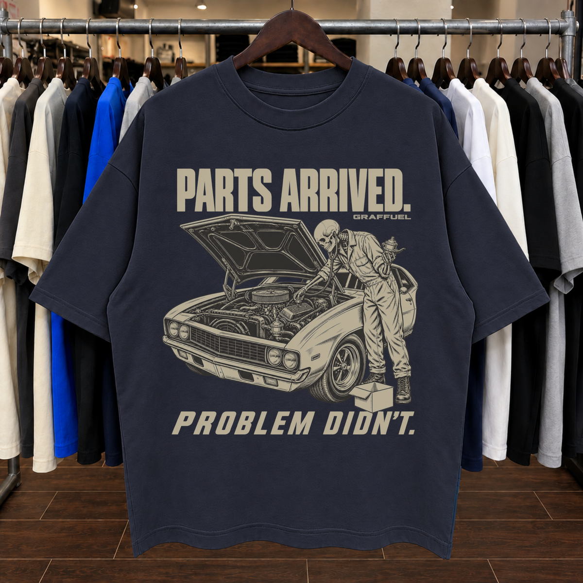 PARTS ARRIVED. PROBLEM DIDN’T - Tee Oversized