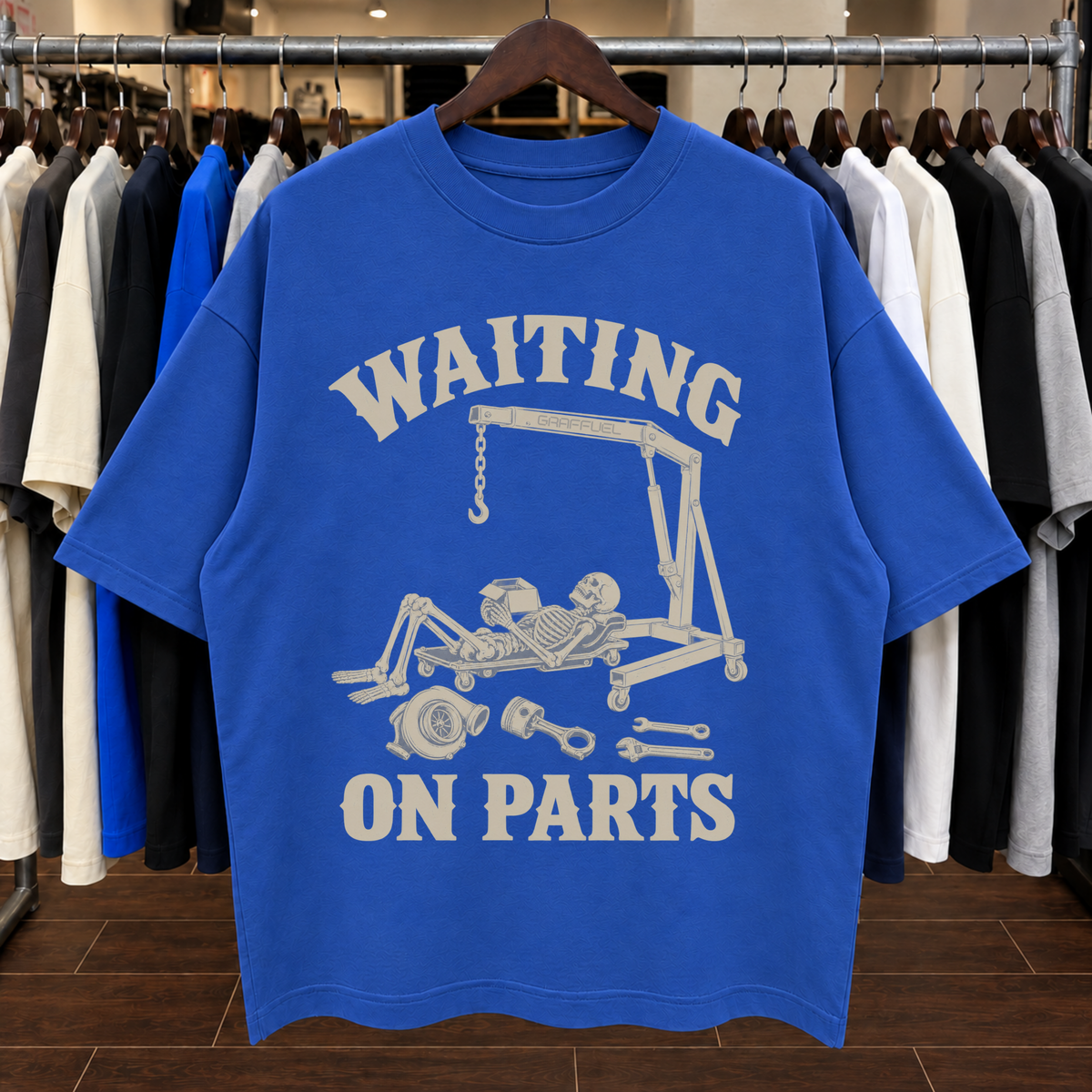 ESPERANDO PIEZAS - Camiseta Oversized