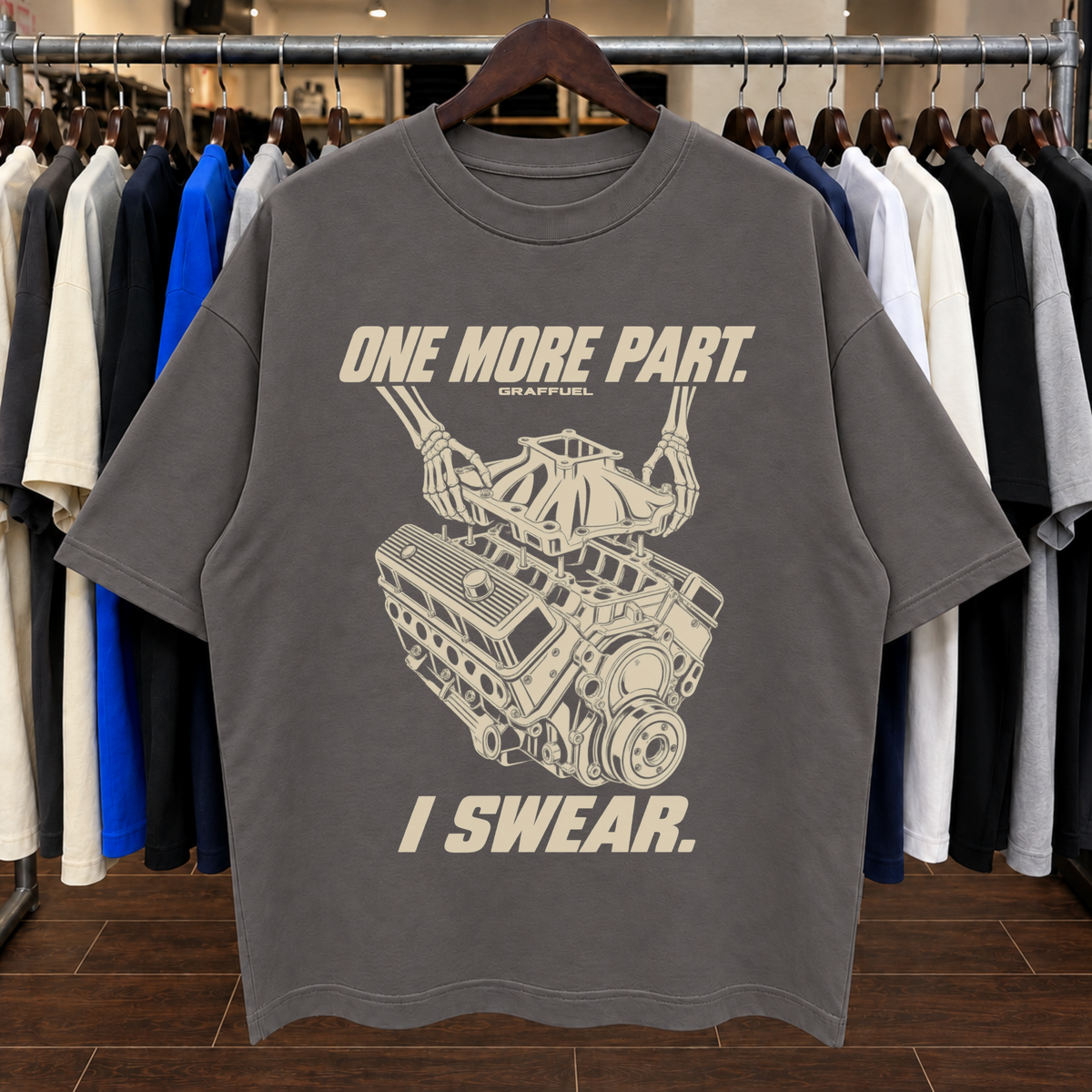✅ UNA PARTE MÁS. LO JURO. - Camiseta Oversized