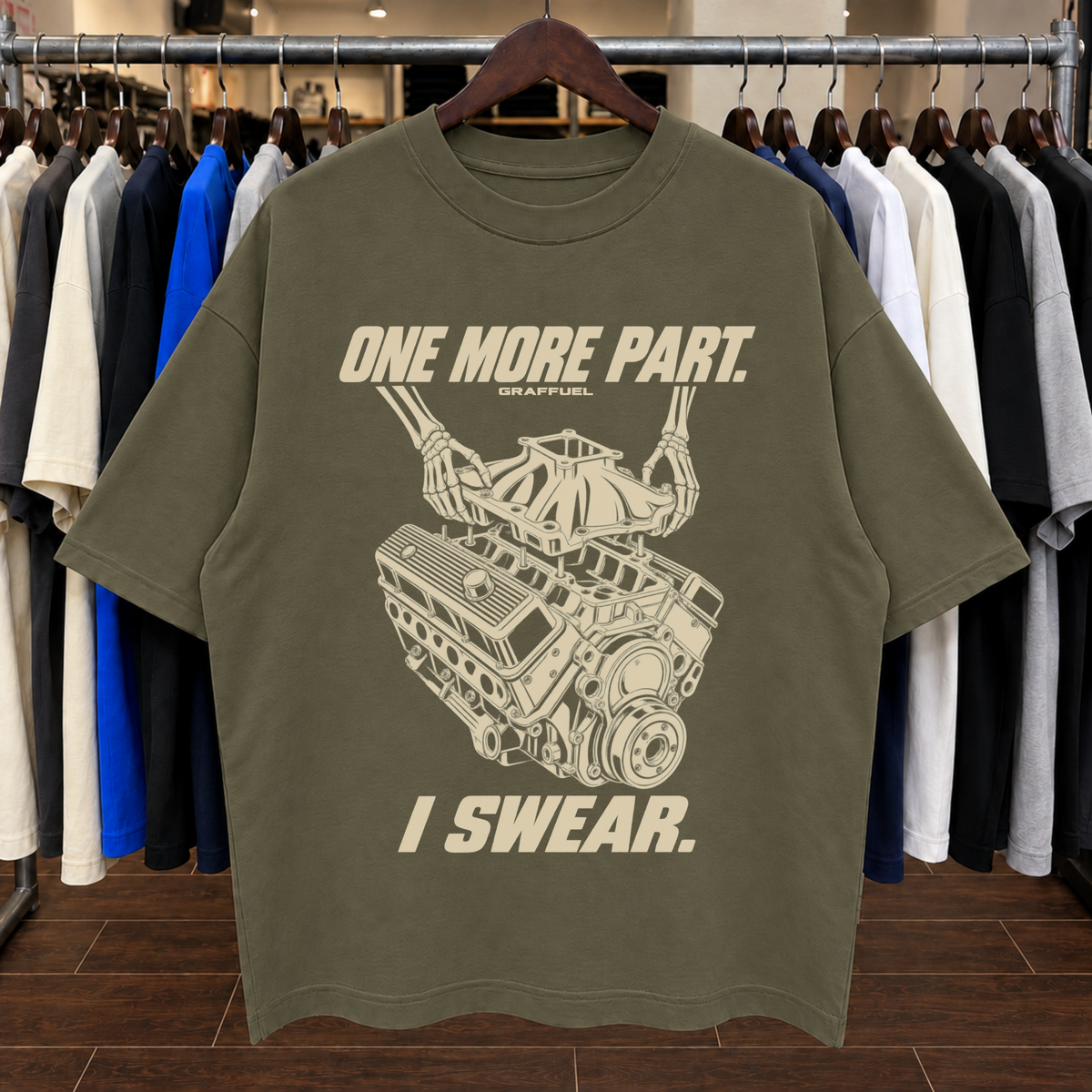 ✅ UNA PARTE MÁS. LO JURO. - Camiseta Oversized