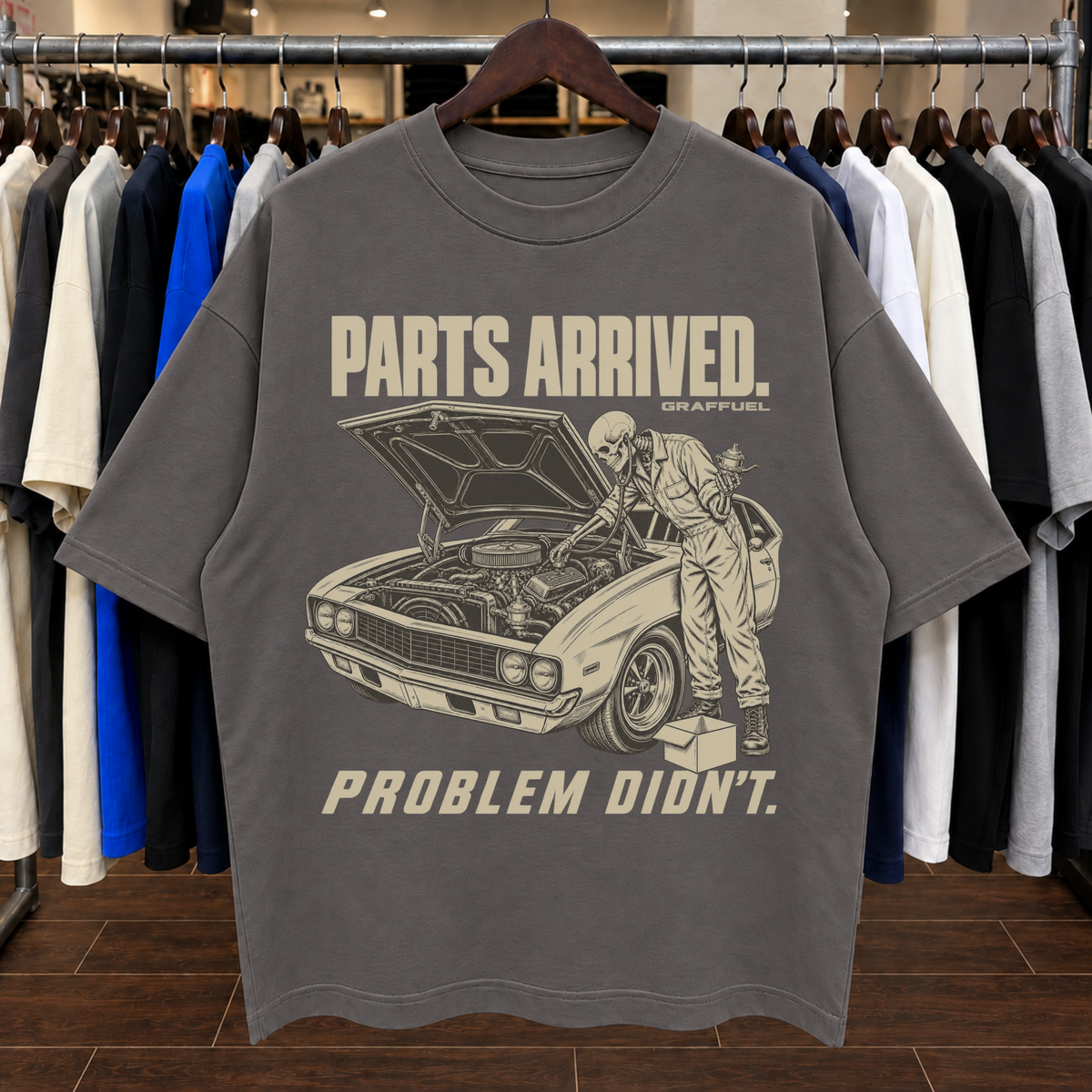 PARTS ARRIVED. PROBLEM DIDN’T - Tee Oversized