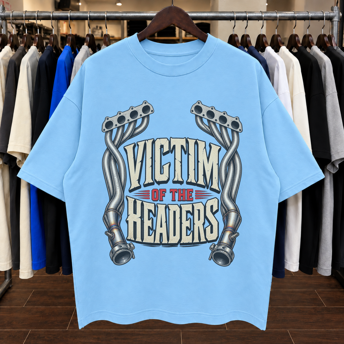 VICTIM OF THE HEADERS 1.0 - Tee Oversized