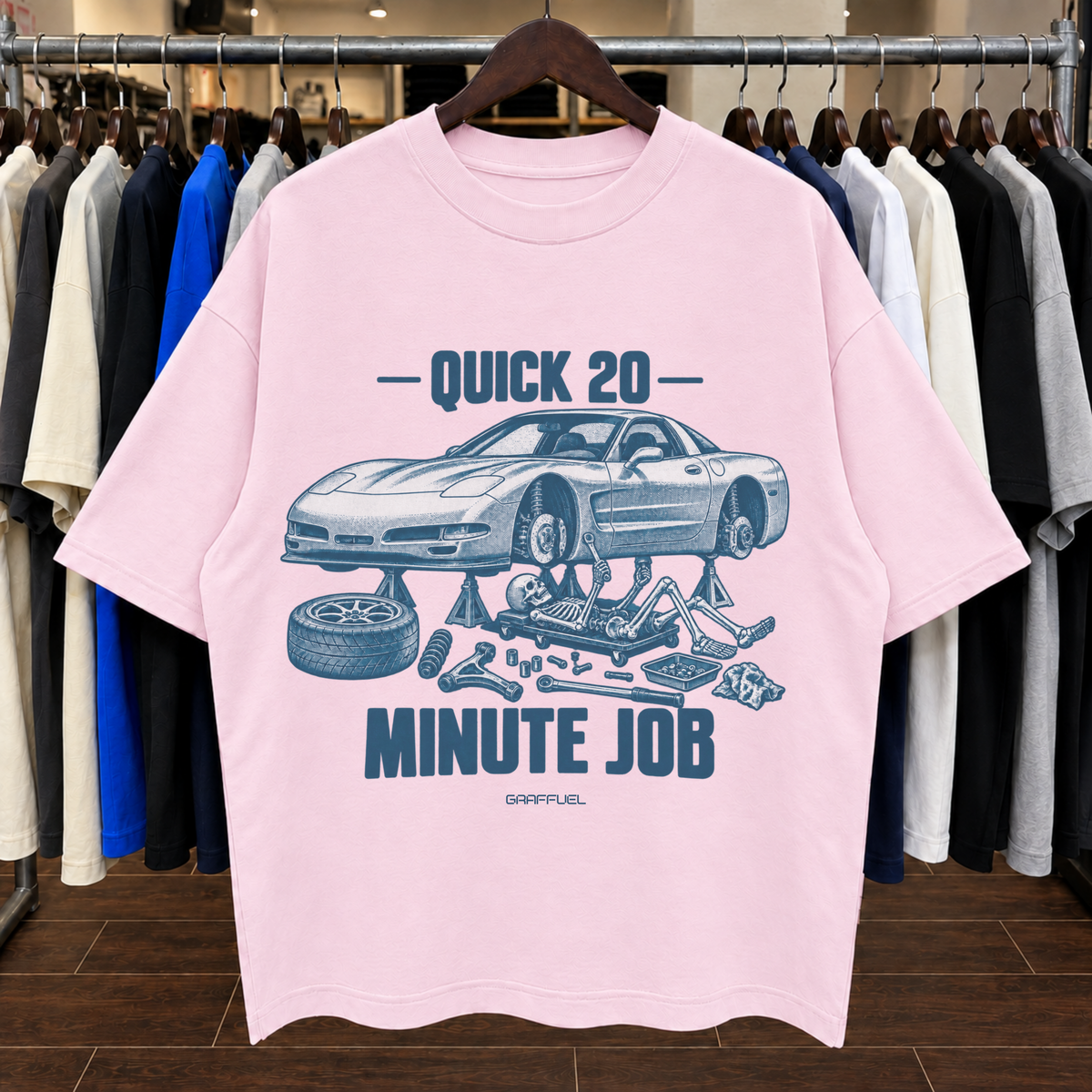 ✅ TRABAJO RÁPIDO DE 20 MINUTOS - Camiseta Oversized
