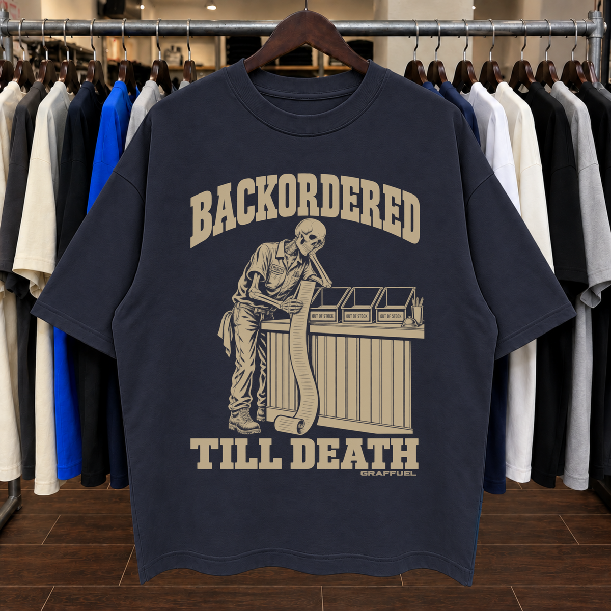 BACK ORDERED TILL DEATH - Tee Oversized