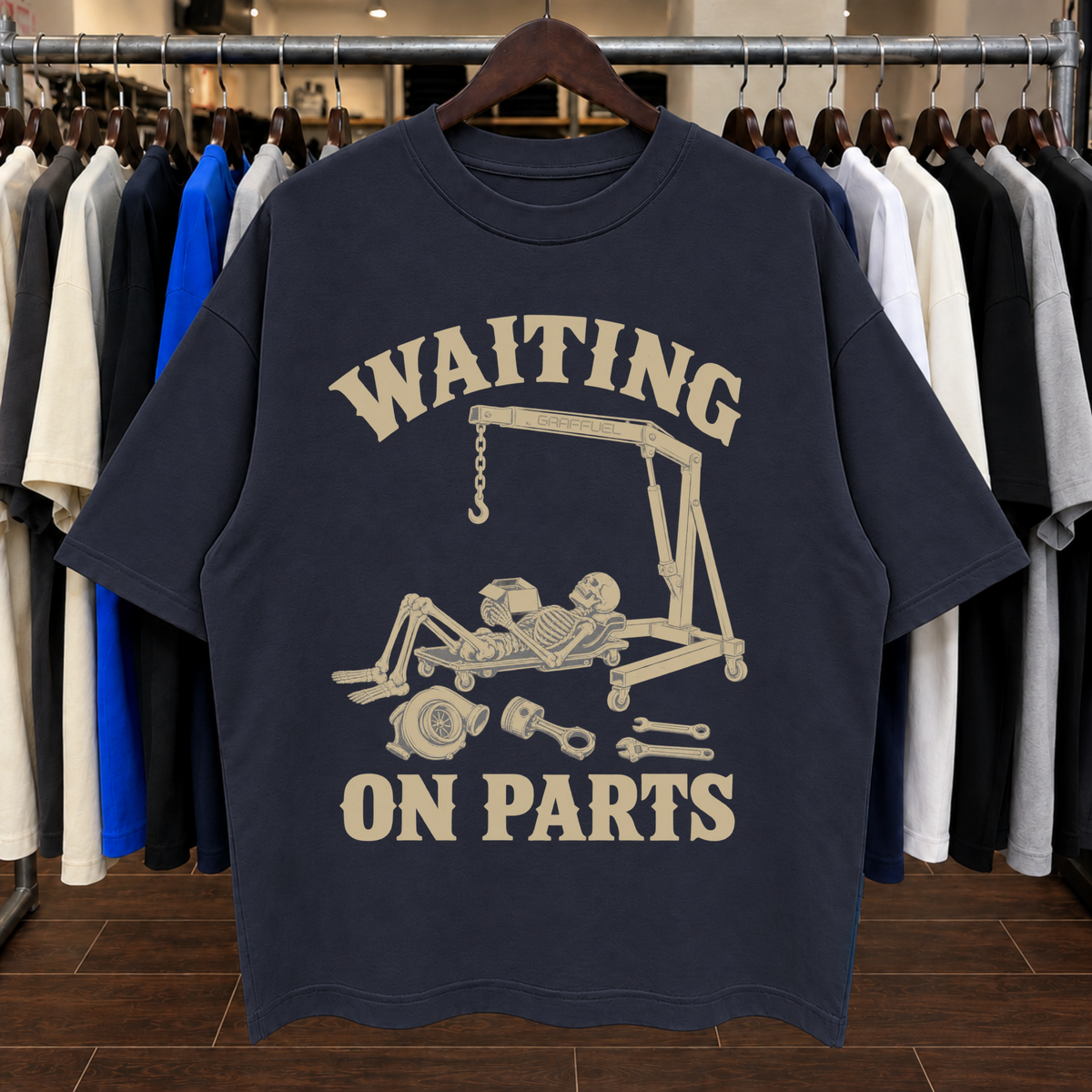 ESPERANDO PIEZAS - Camiseta Oversized