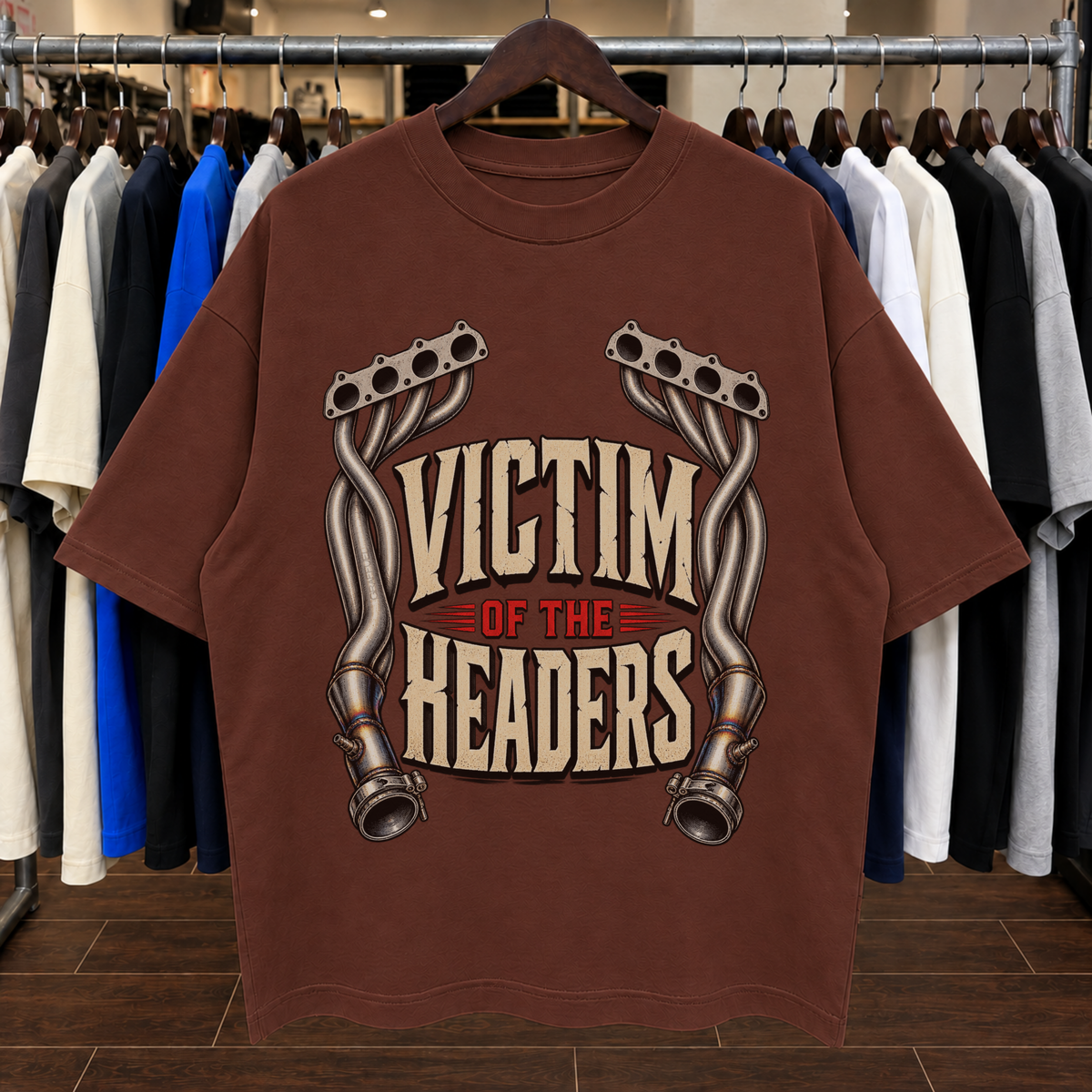 VICTIM OF THE HEADERS 1.0 - Tee Oversized