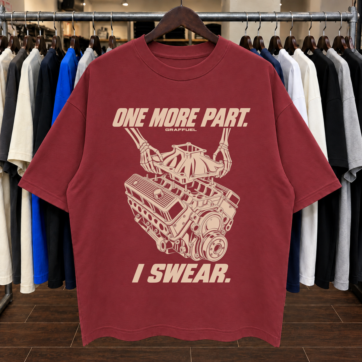 ✅ UNA PARTE MÁS. LO JURO. - Camiseta Oversized