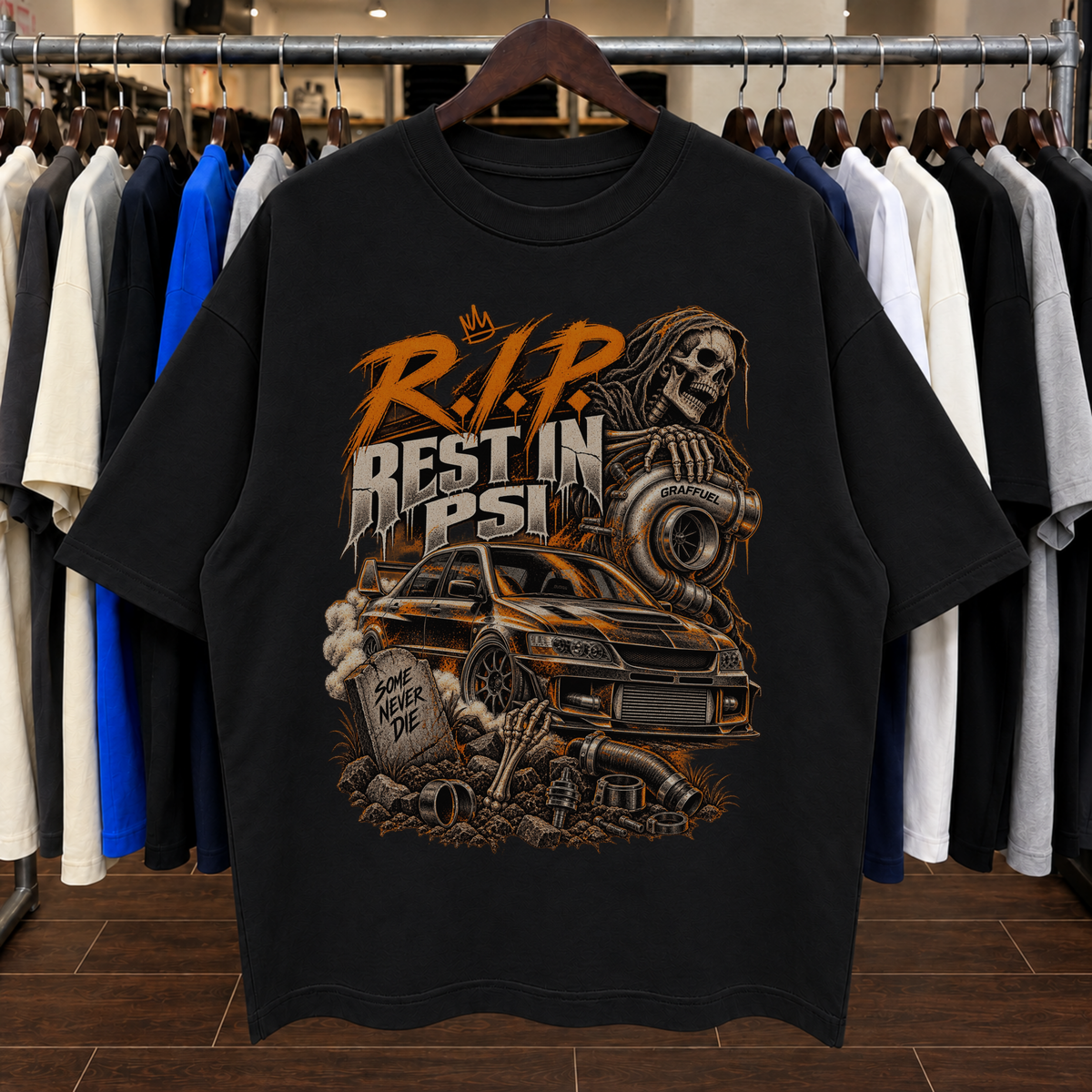 ✅ Q.E.P.D. DESCANSA EN PSI - Camiseta Oversize