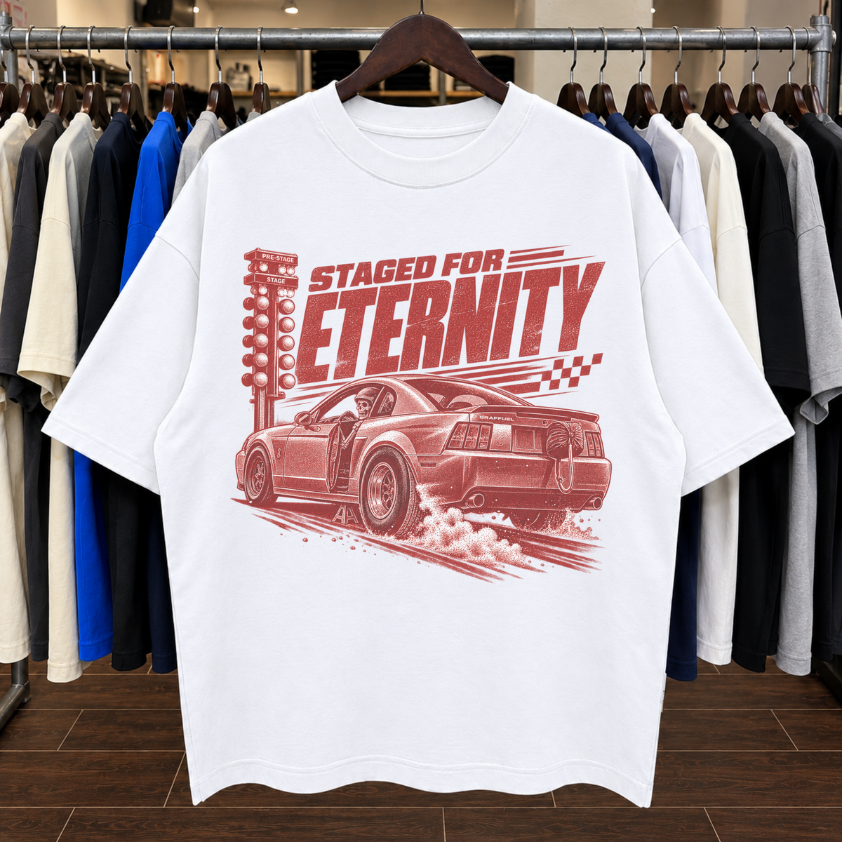 STAGED FOR ETERNITY - Camiseta Oversized