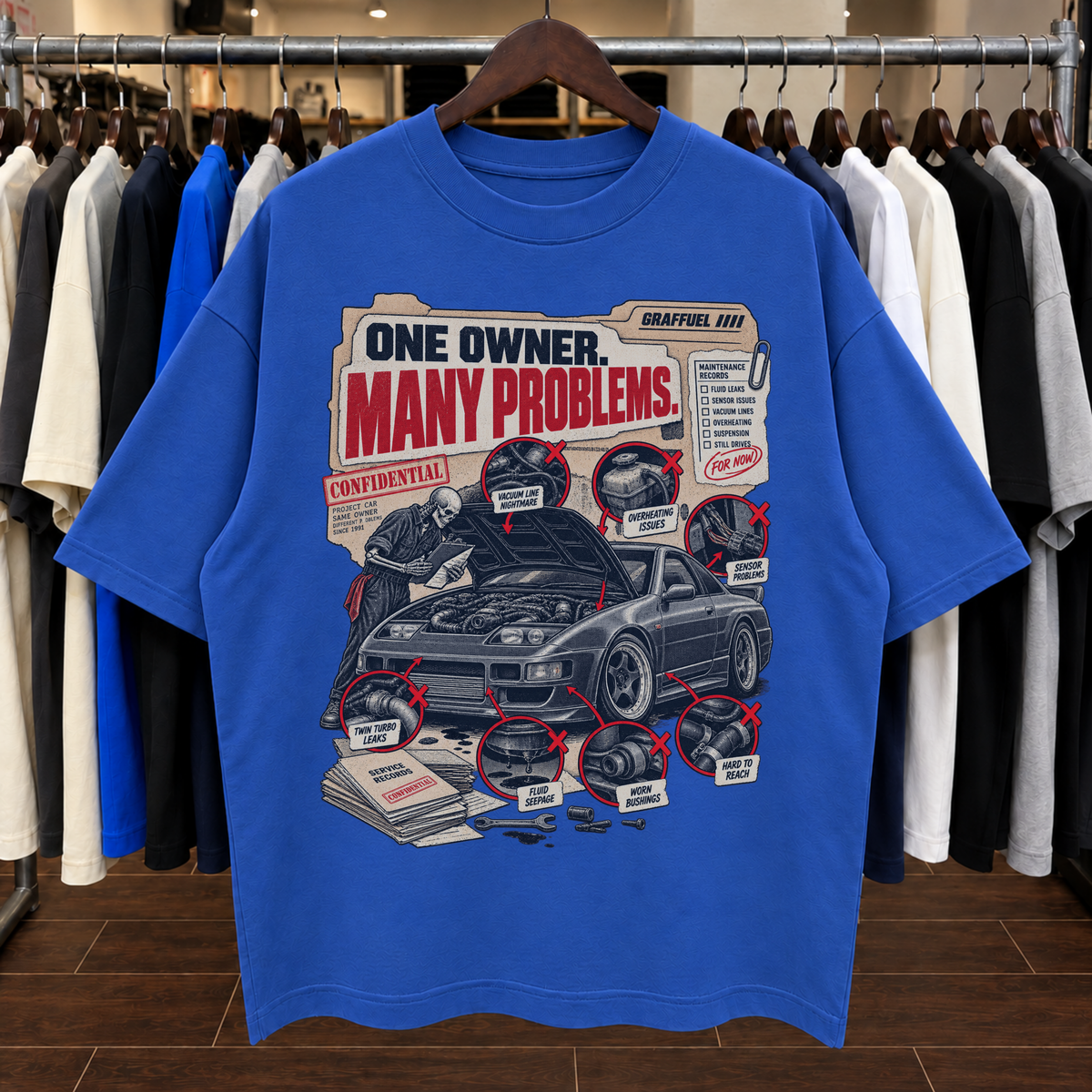 ONE OWNER. MANY PROBLEMS. - Tee Oversized