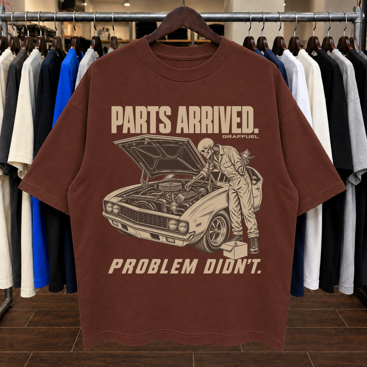 PARTS ARRIVED. PROBLEM DIDN’T - Tee Oversized