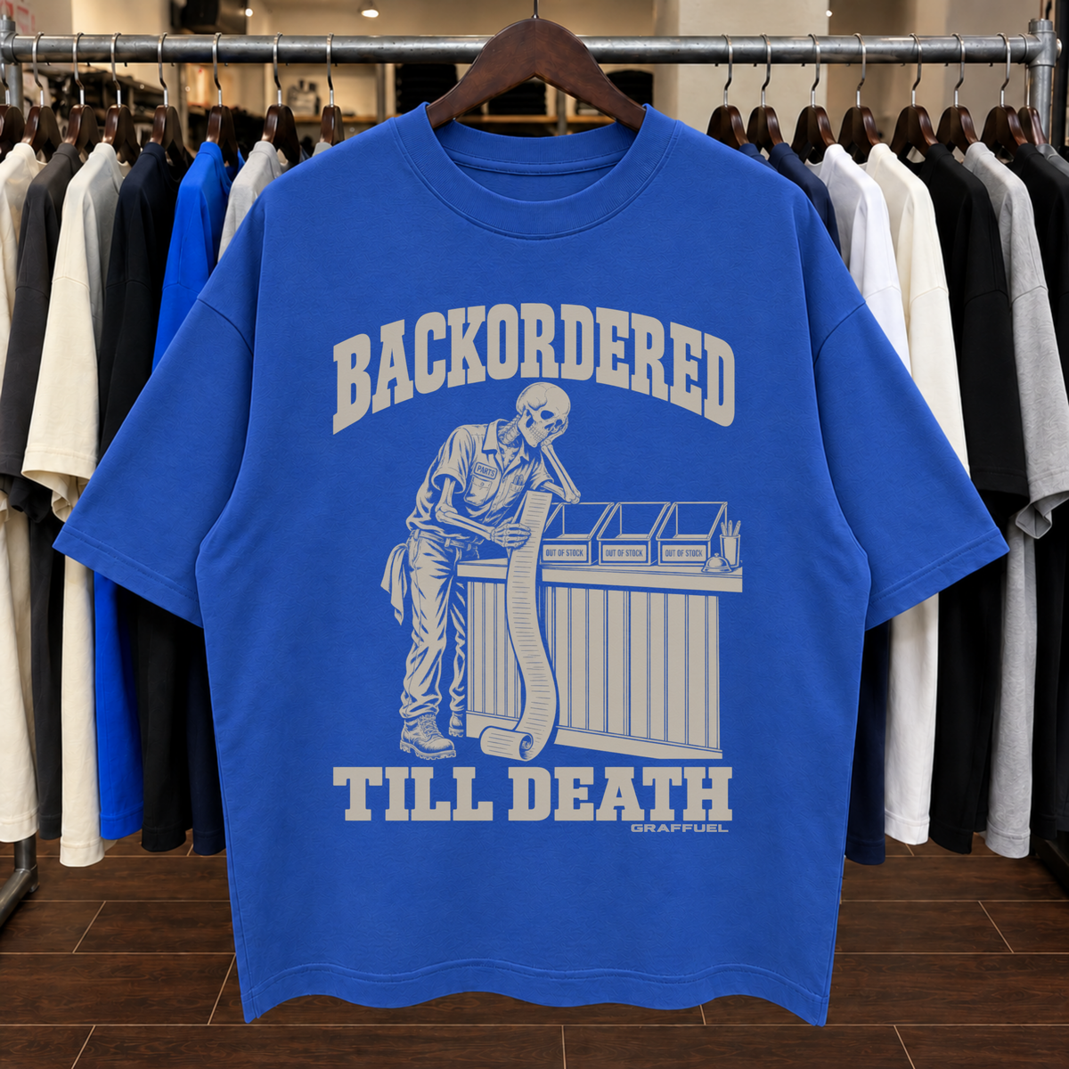 BACK ORDERED TILL DEATH - Tee Oversized