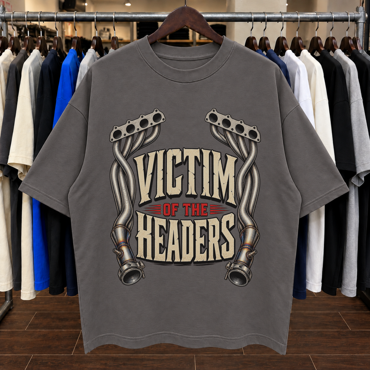 VICTIM OF THE HEADERS 1.0 - Tee Oversized