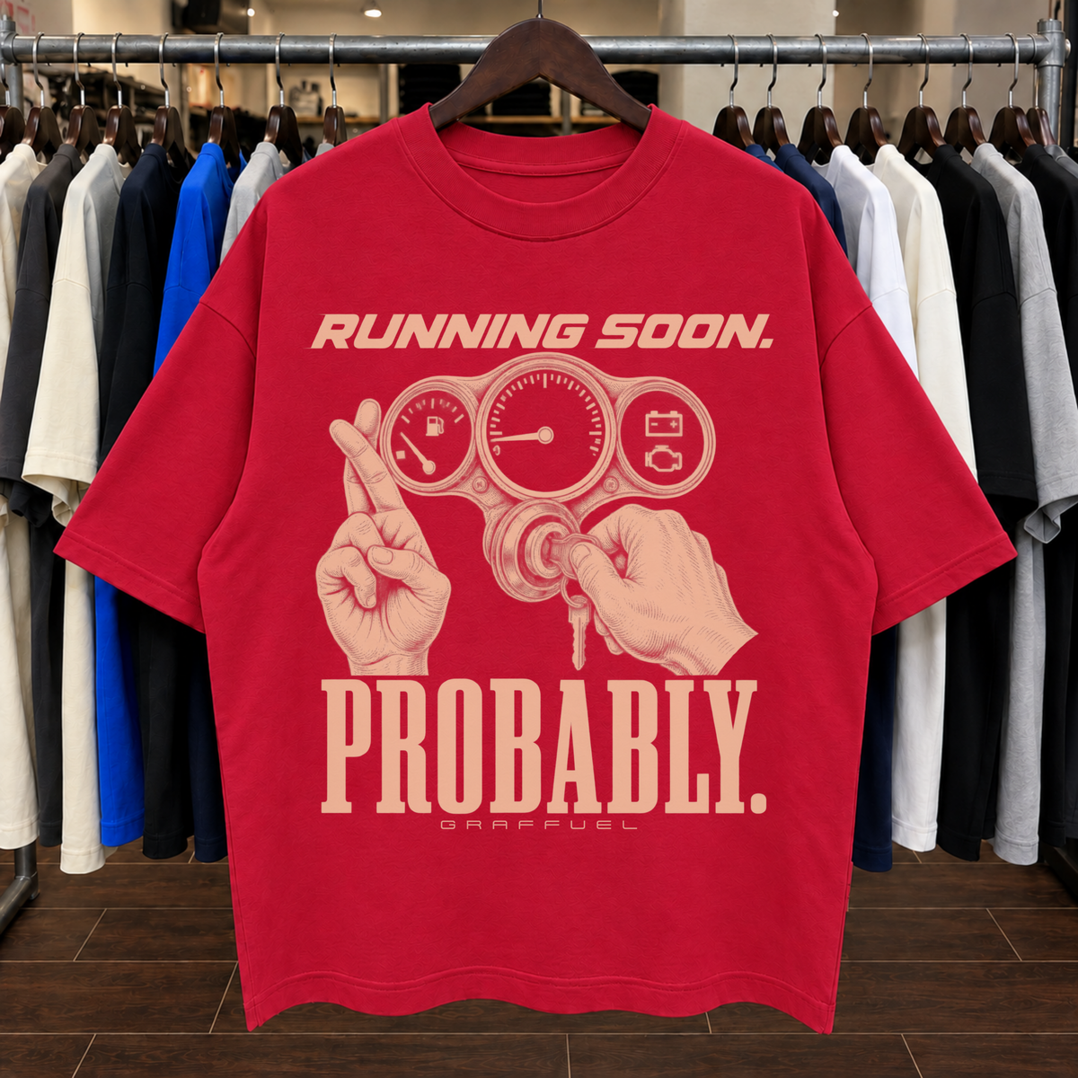 RUNNING SOON. PROBABLY. - Tee Oversized