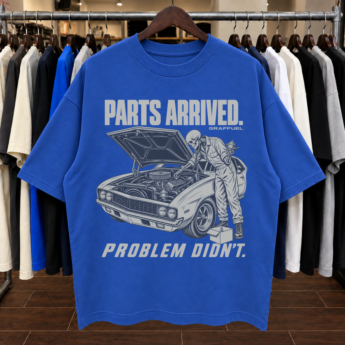 PARTS ARRIVED. PROBLEM DIDN’T - Tee Oversized