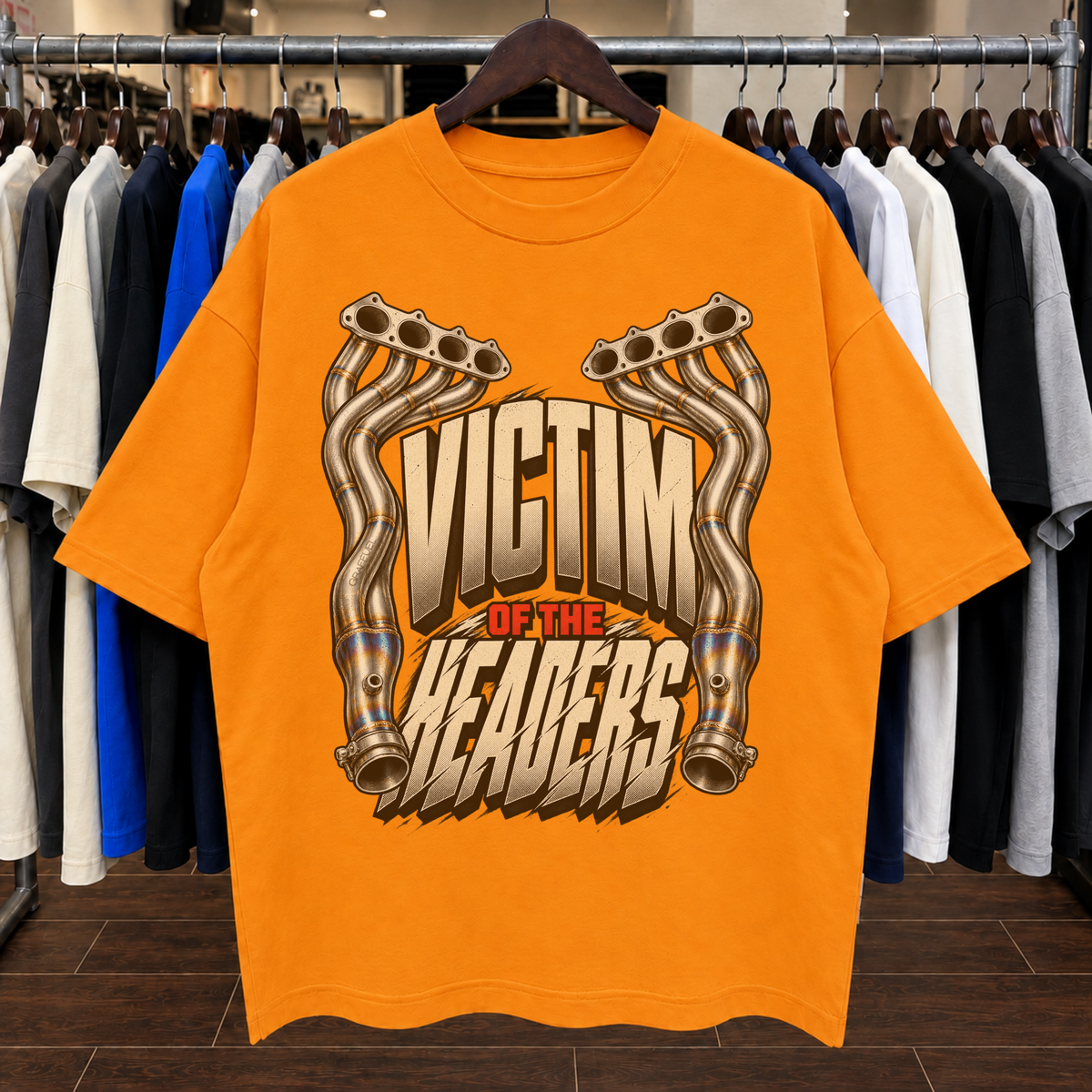 VÍCTIMA DE LOS HEADERS 2.0 - Camiseta Oversized