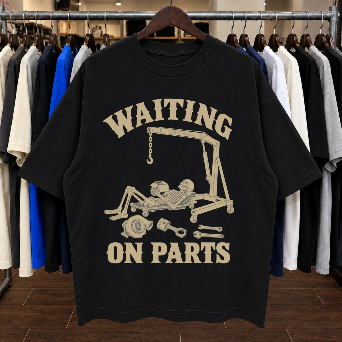 ESPERANDO PIEZAS - Camiseta Oversized