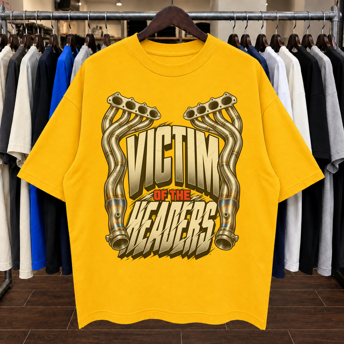 VÍCTIMA DE LOS HEADERS 2.0 - Camiseta Oversized