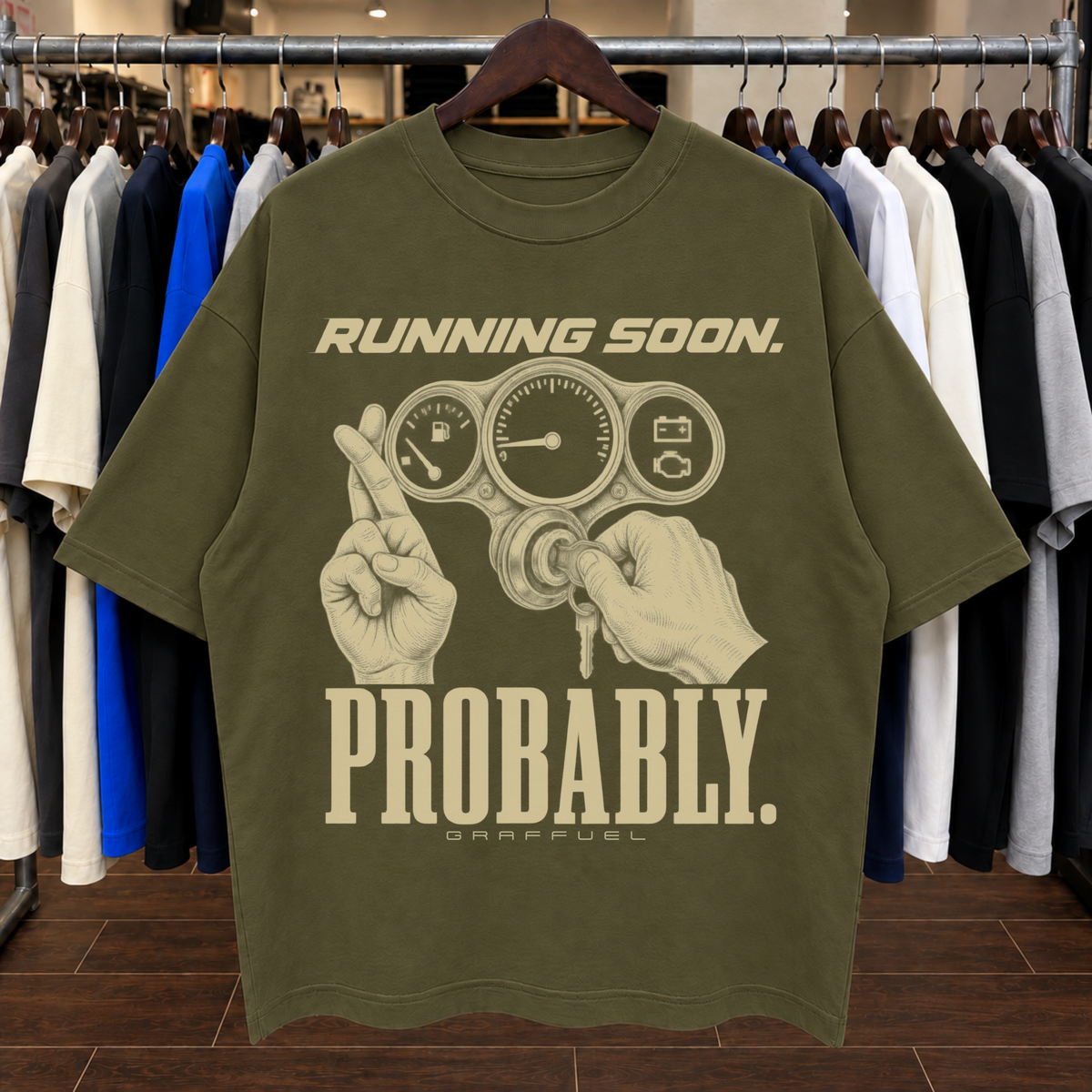 RUNNING SOON. PROBABLY. - Tee Oversized