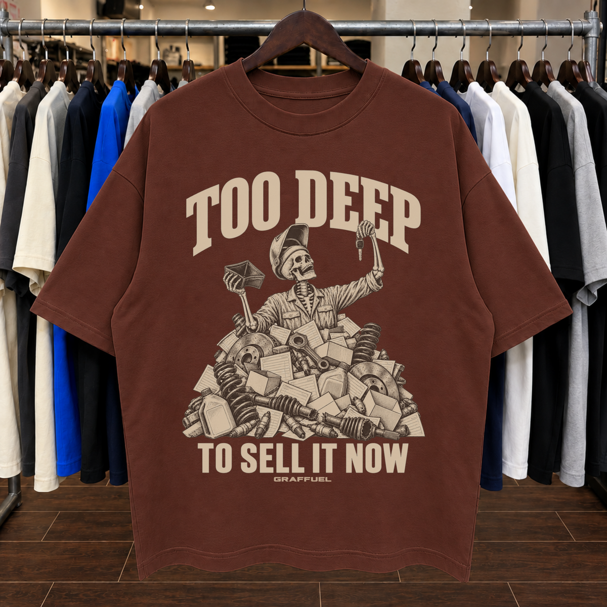 DEMASIADO PROFUNDO PARA VENDERLA AHORA - Camiseta Oversized