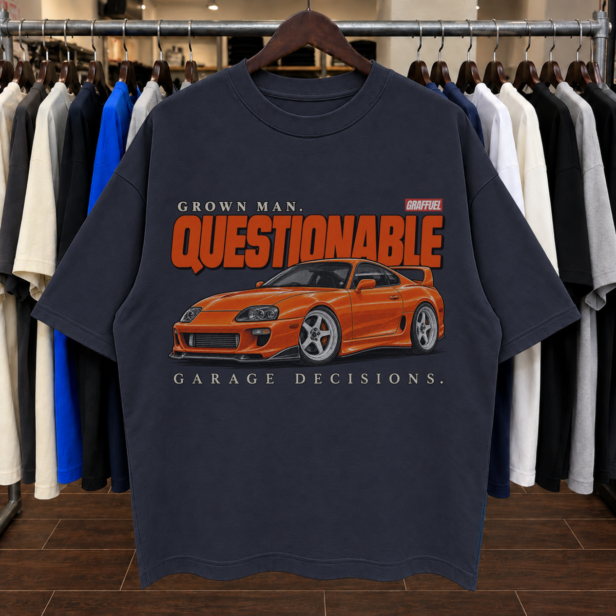 GARAGE DECISIONS - Tee Oversized