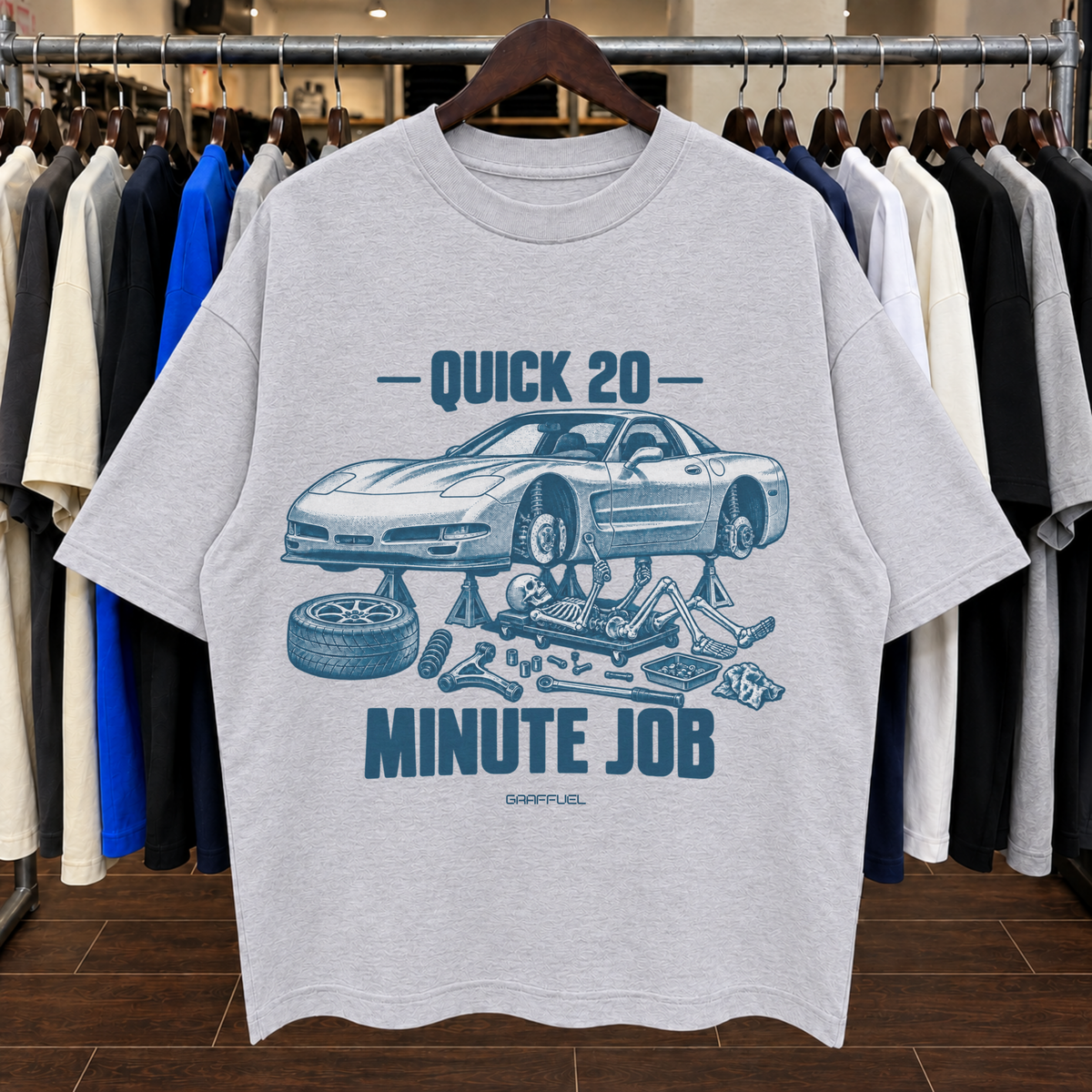 ✅ TRABAJO RÁPIDO DE 20 MINUTOS - Camiseta Oversized