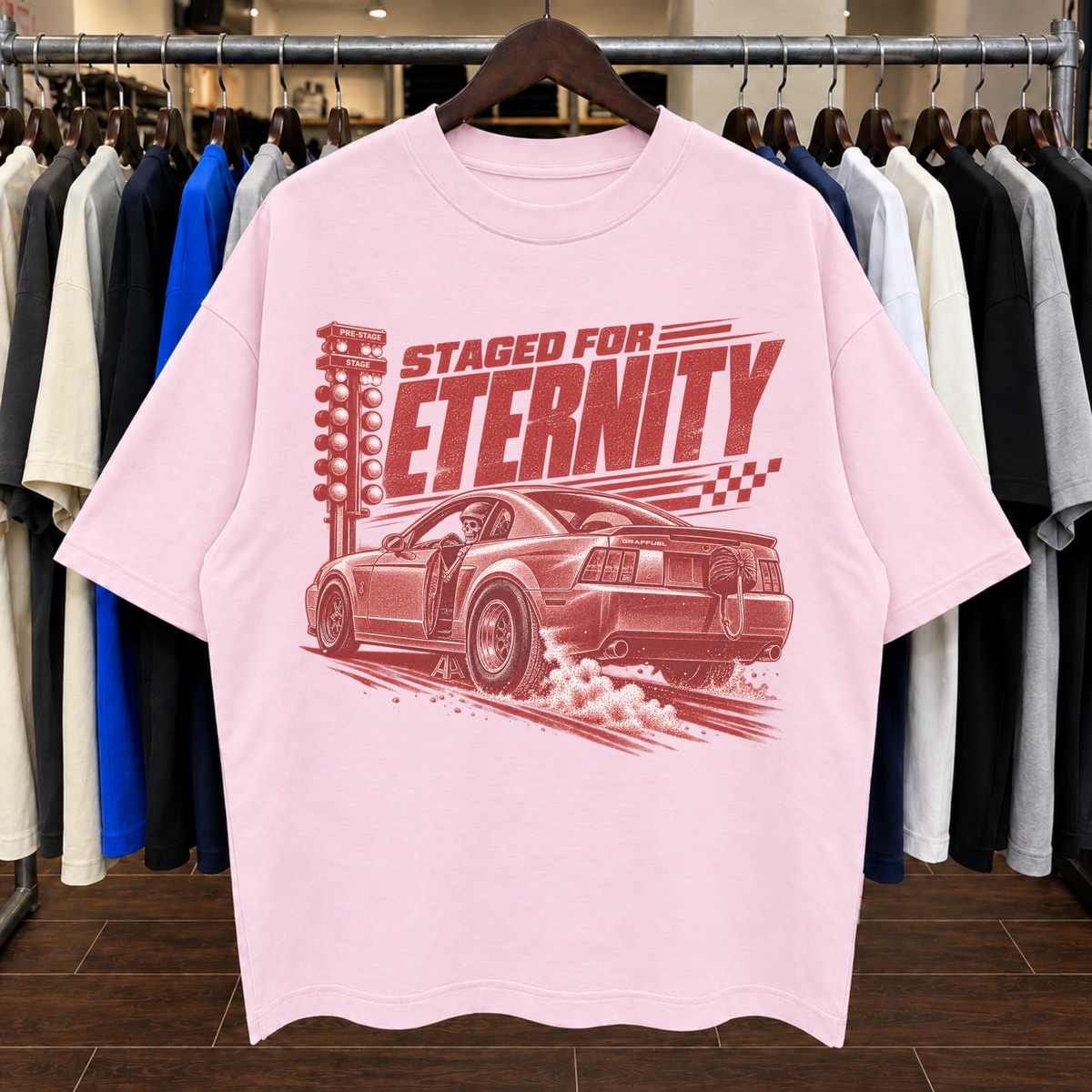 STAGED FOR ETERNITY - Camiseta Oversized