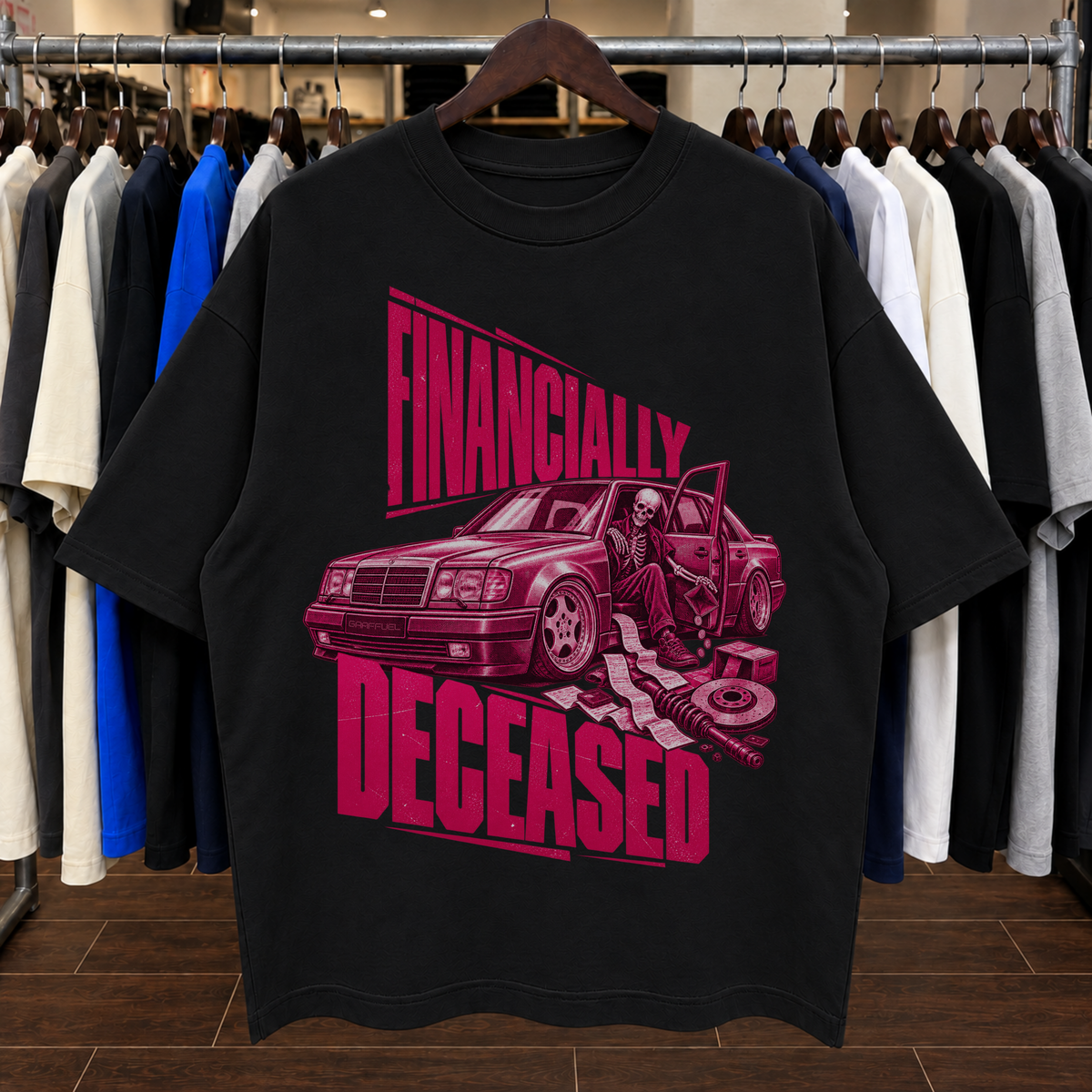 FINANCIALLY DECEASED - Tee Oversized