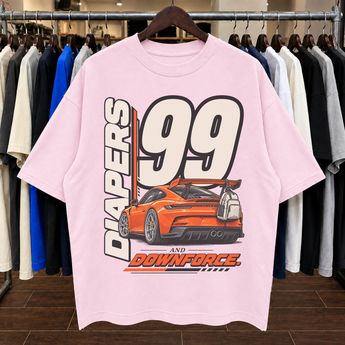DOWN FORCE - Tee Oversized