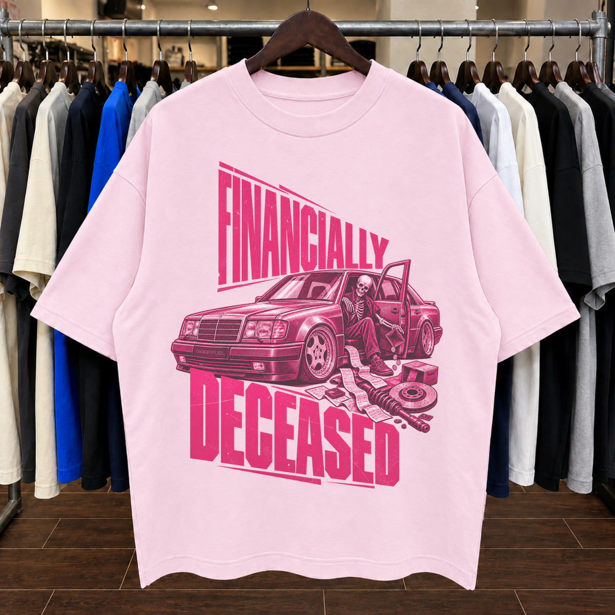 FINANCIERAMENTE FALLECIDO - Camiseta Oversized