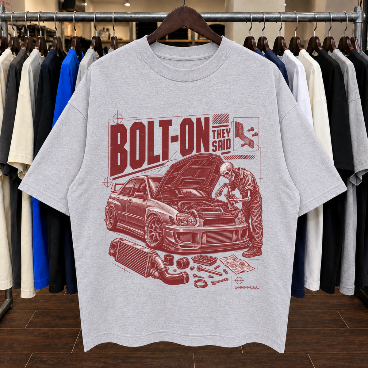 ✅ BOLT-ON THEY SAID - Camiseta Oversized