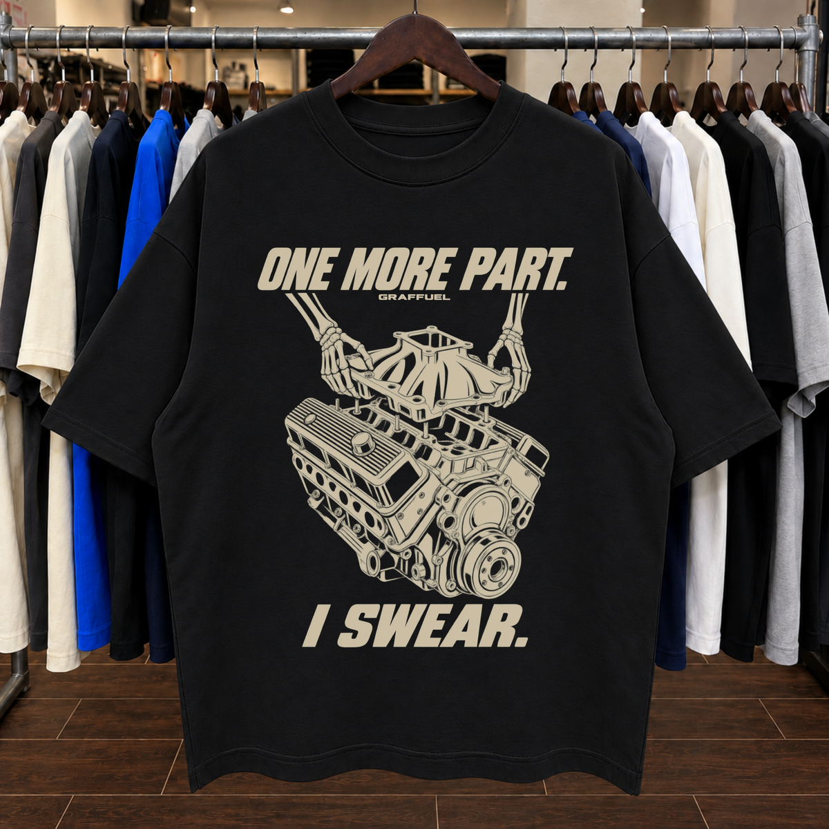 ✅ UNA PARTE MÁS. LO JURO. - Camiseta Oversized