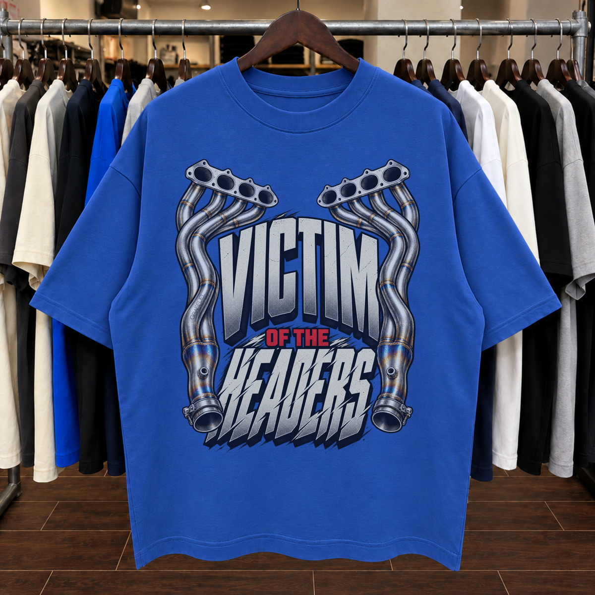VÍCTIMA DE LOS HEADERS 2.0 - Camiseta Oversized