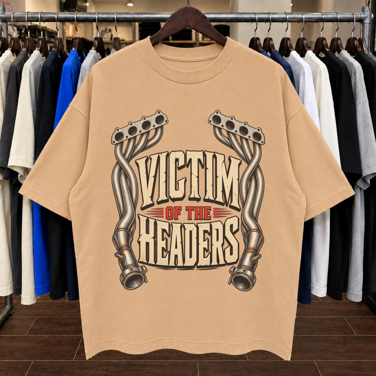 VICTIM OF THE HEADERS 1.0 - Tee Oversized