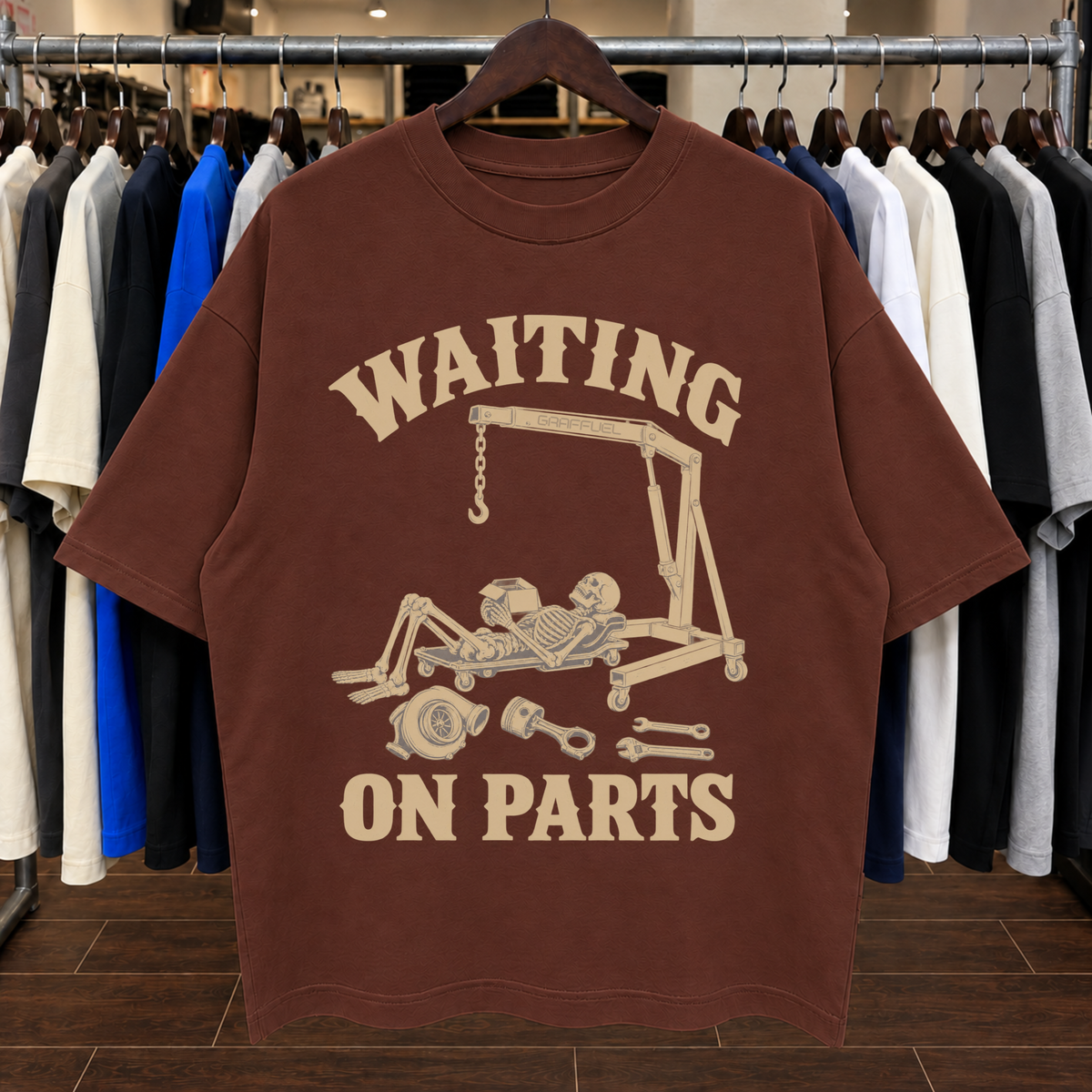 ESPERANDO PIEZAS - Camiseta Oversized