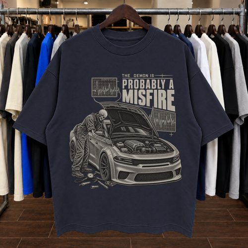 EL DEMONIO ES PROBABLEMENTE UN FALLO - Camiseta Oversized