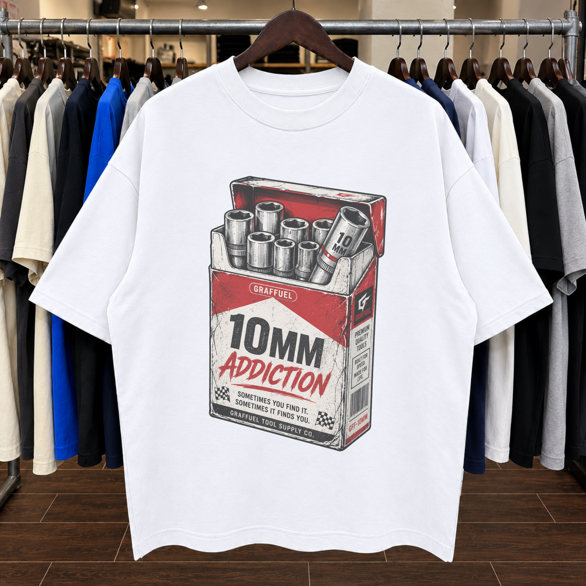 ✅ 10MM ADDICTION - Camiseta Oversize